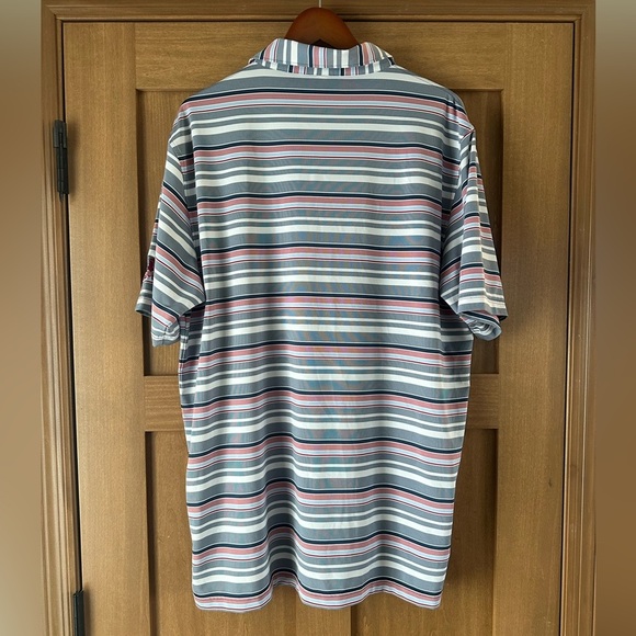 Peter Millar Summer Comfort Striped Polo Men’s XL - Picture 6 of 10